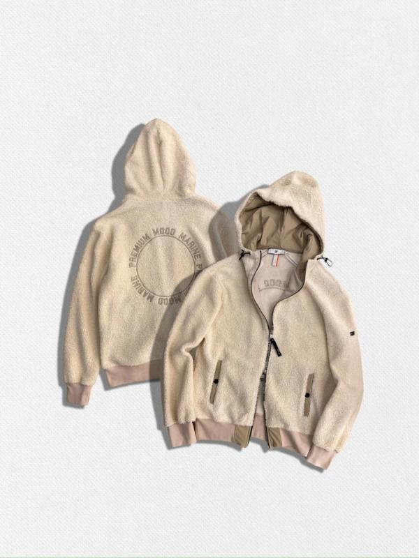 ボアダブルジップパーカー