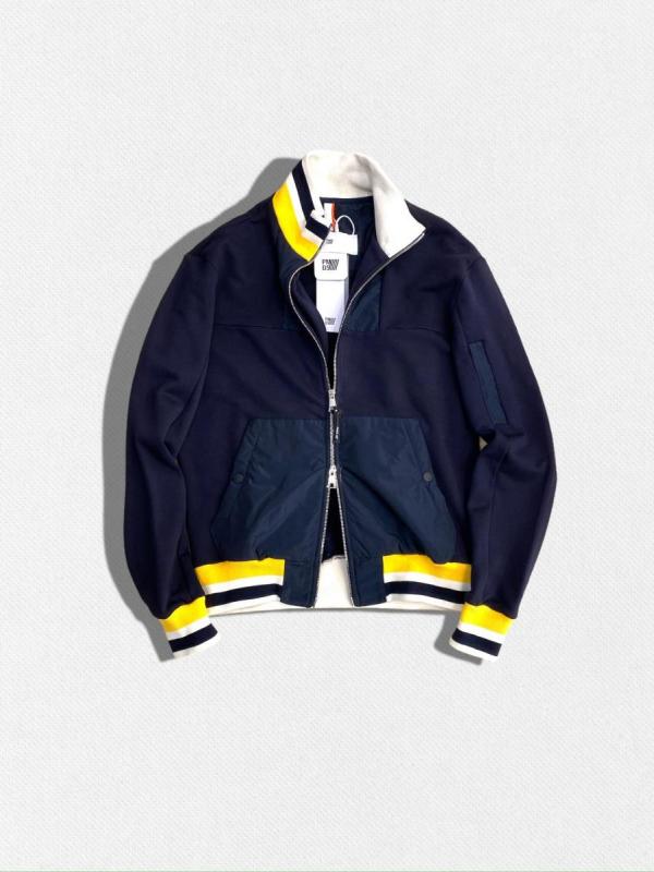 リブラインスウェットパーカー