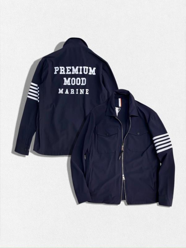 ジップアップシャツブルゾン