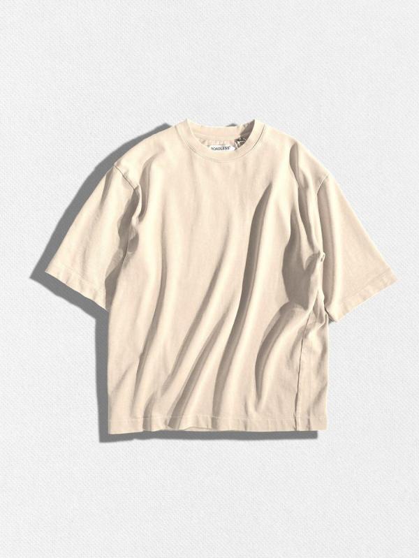 オーバーフィットクルーネックTシャツ