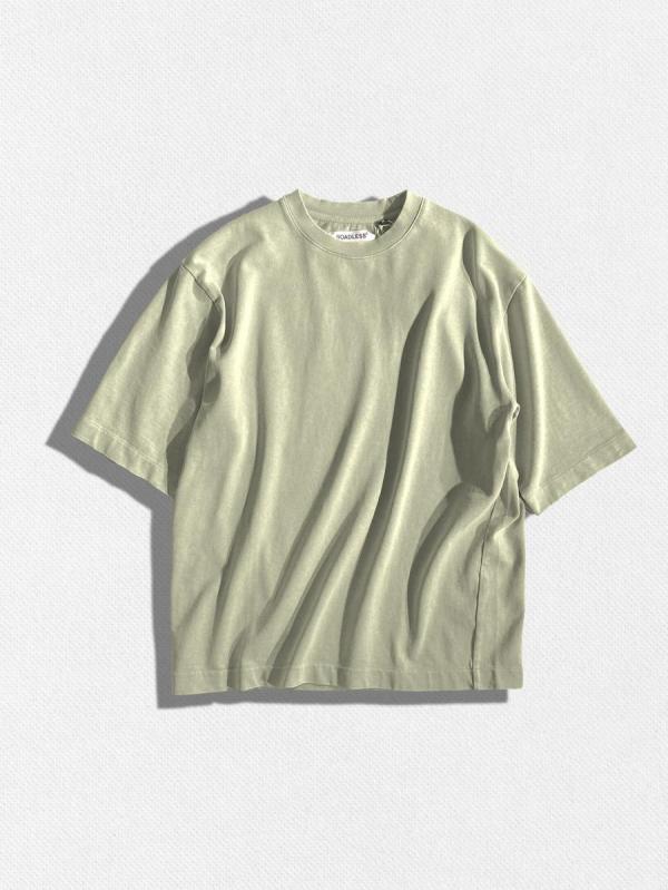 オーバーフィットクルーネックTシャツ