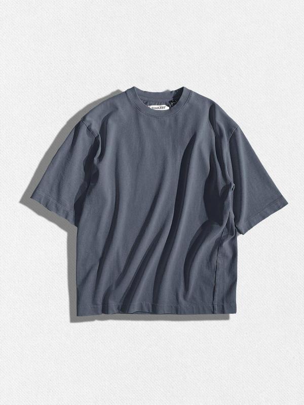 オーバーフィットクルーネックTシャツ