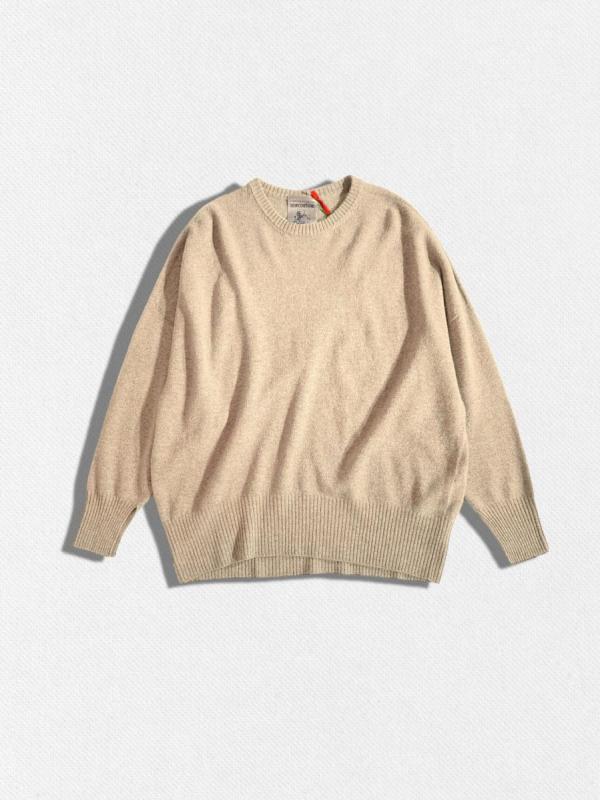 カシミア混ウールニット