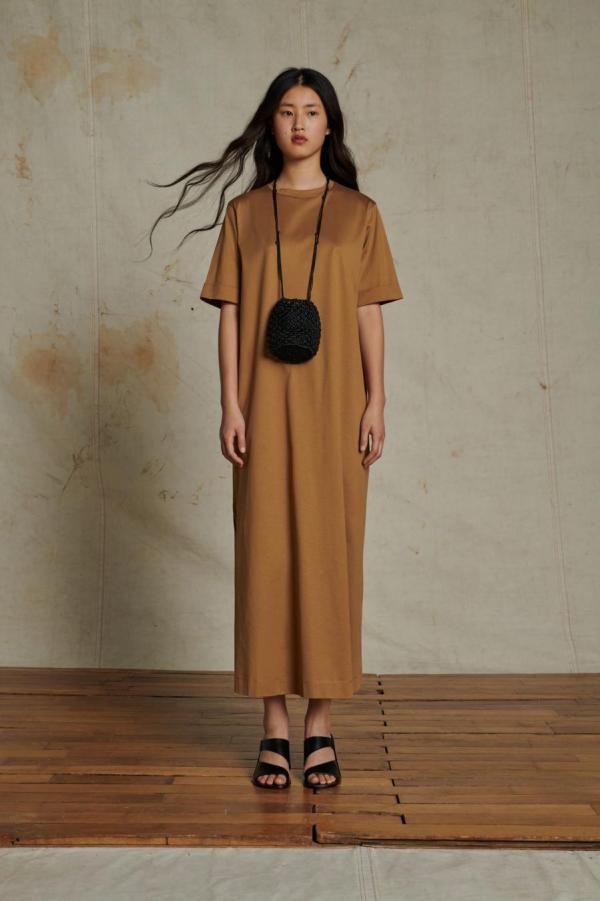 コットンロングワンピース