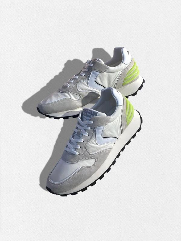 レザーコンビネーションスニーカー