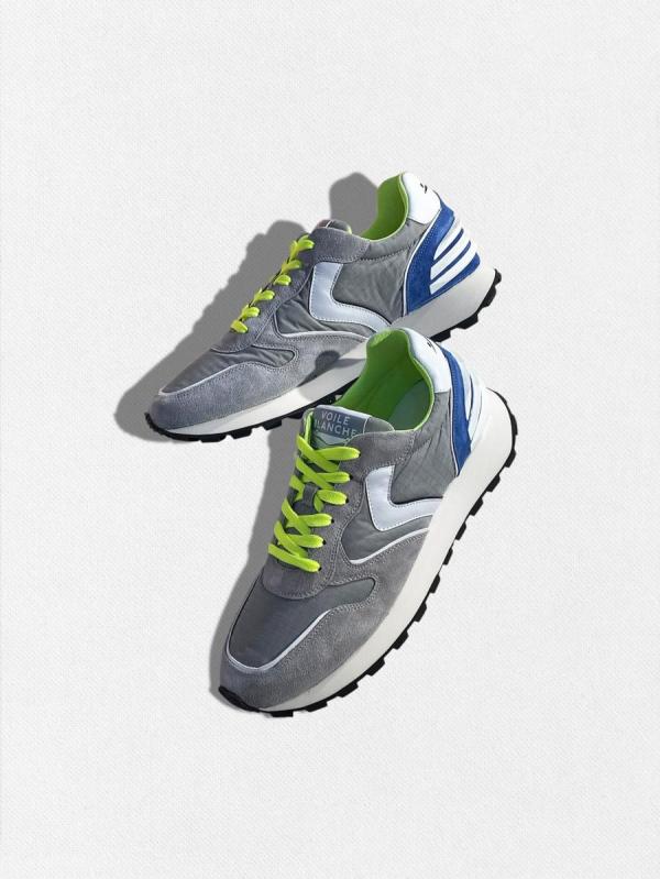 レザーコンビネーションスニーカー