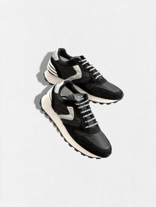 レザーコンビネーションスニーカー