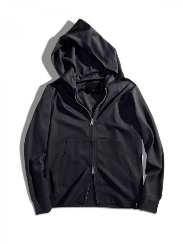 ロングスリーブダブルジップパーカー