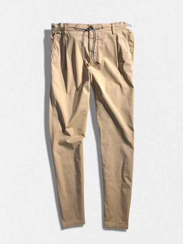 コットンテーパードパンツ