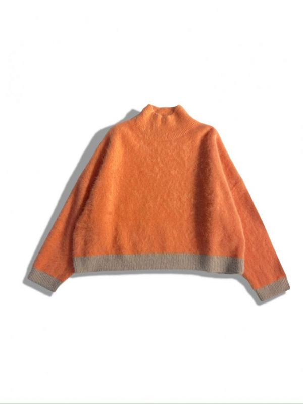 カシミア混フォックスニット