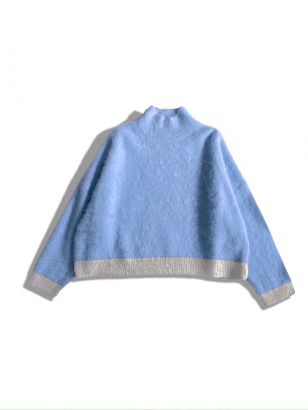 カシミア混フォックスニット