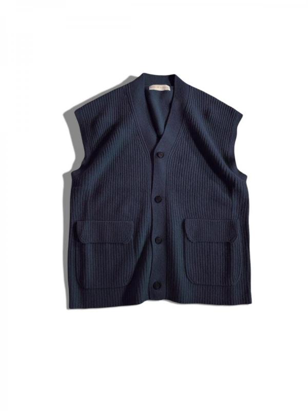 カシミアニットジレ