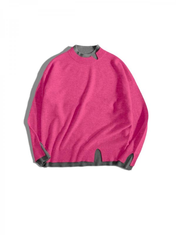 レイヤード カシミアニット