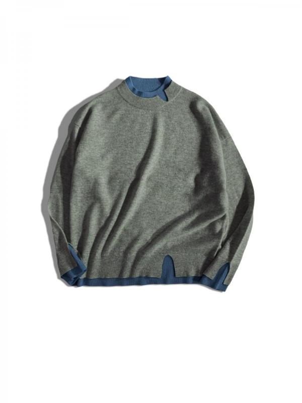 レイヤード カシミアニット