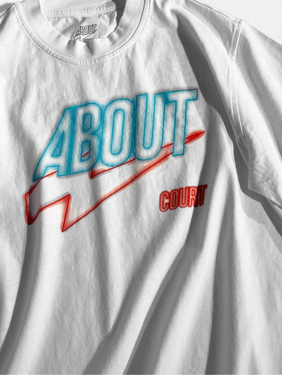 ロゴプリントクルーネックTシャツ