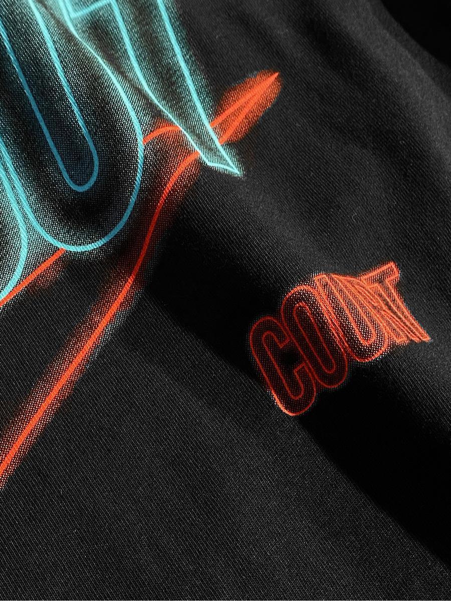 ロゴプリントクルーネックTシャツ