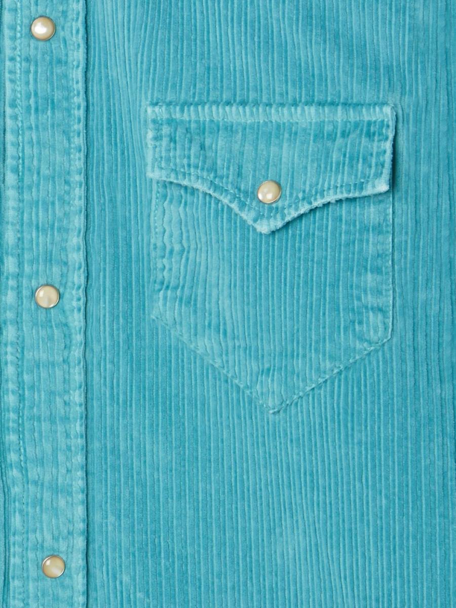 ベルベットコーデュロイシャツ