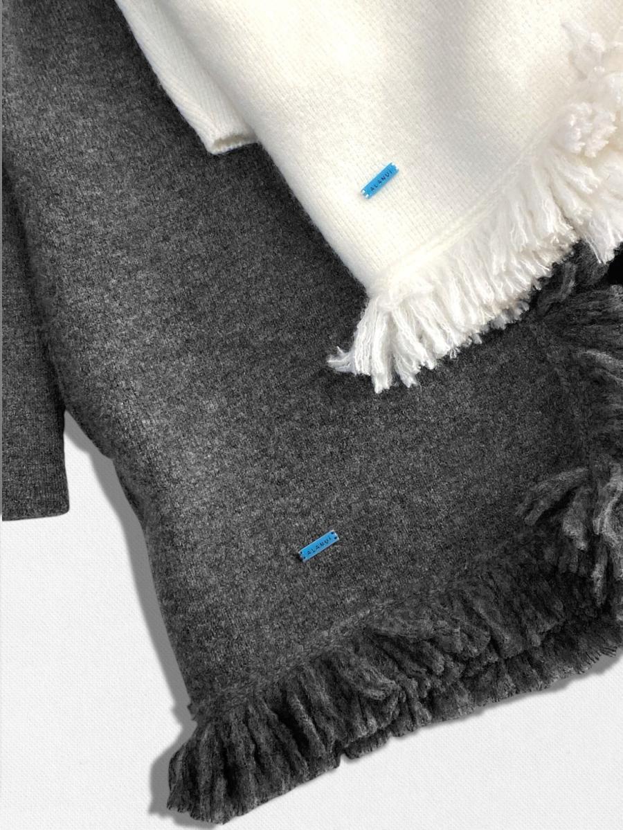 シルク混カシミアショールカーディガン