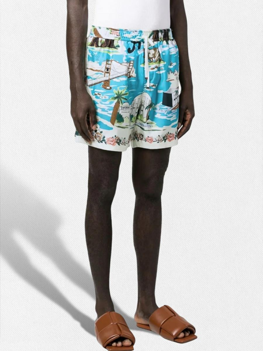 総柄ショーツ