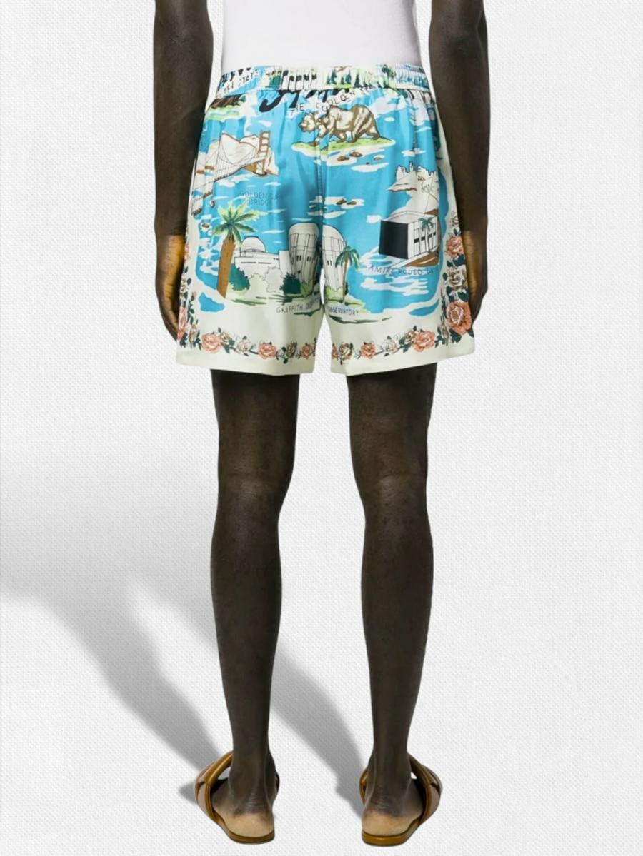 総柄ショーツ