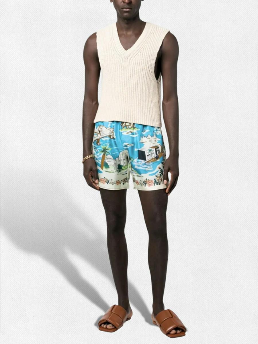 総柄ショーツ