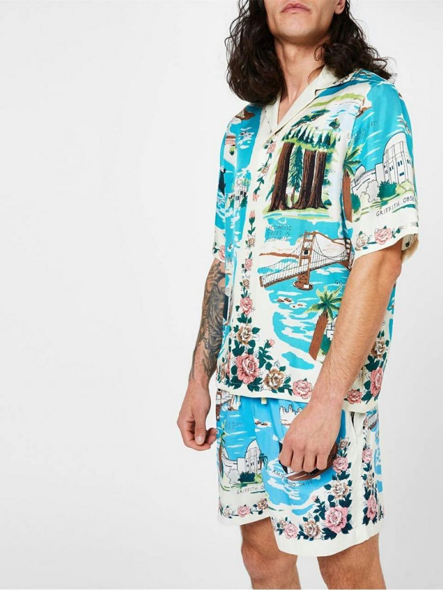 総柄ショーツ