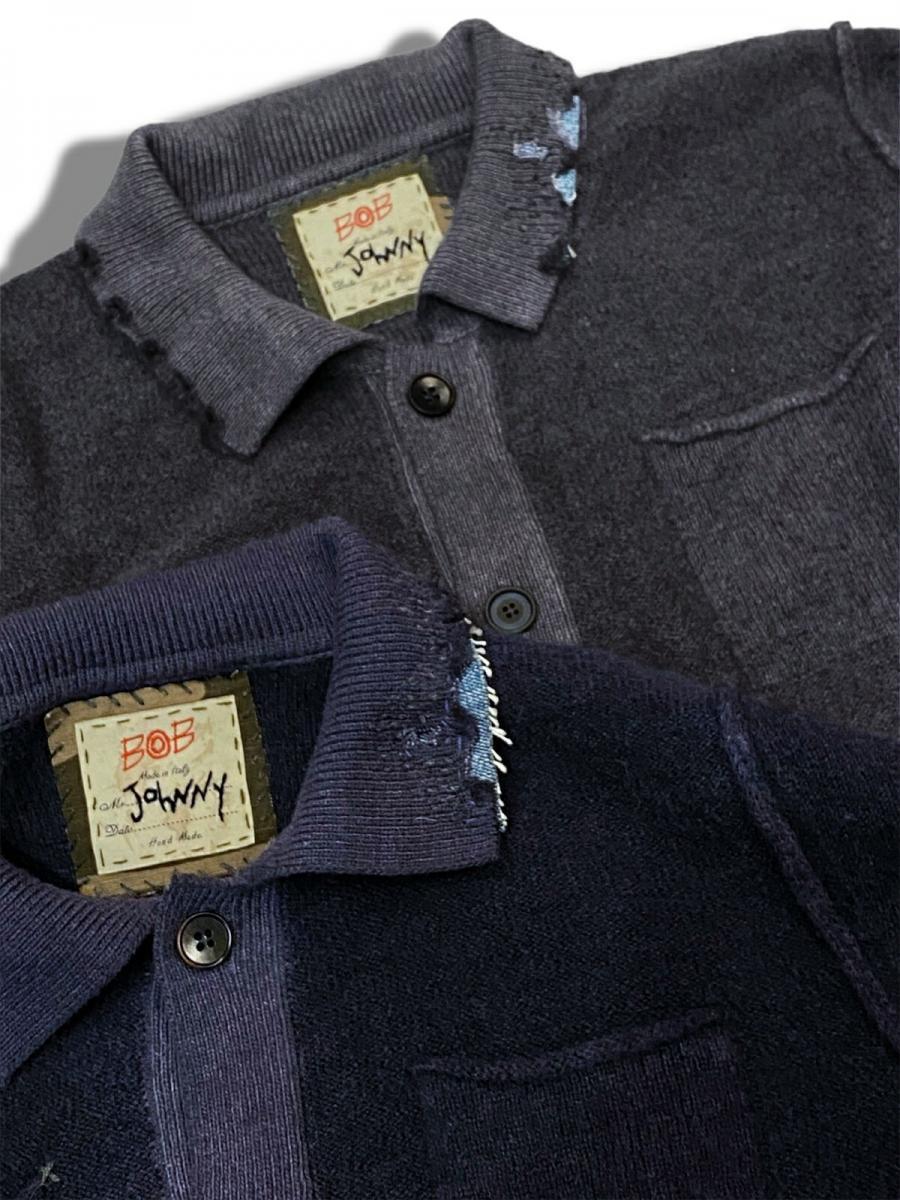 ニットブルゾン