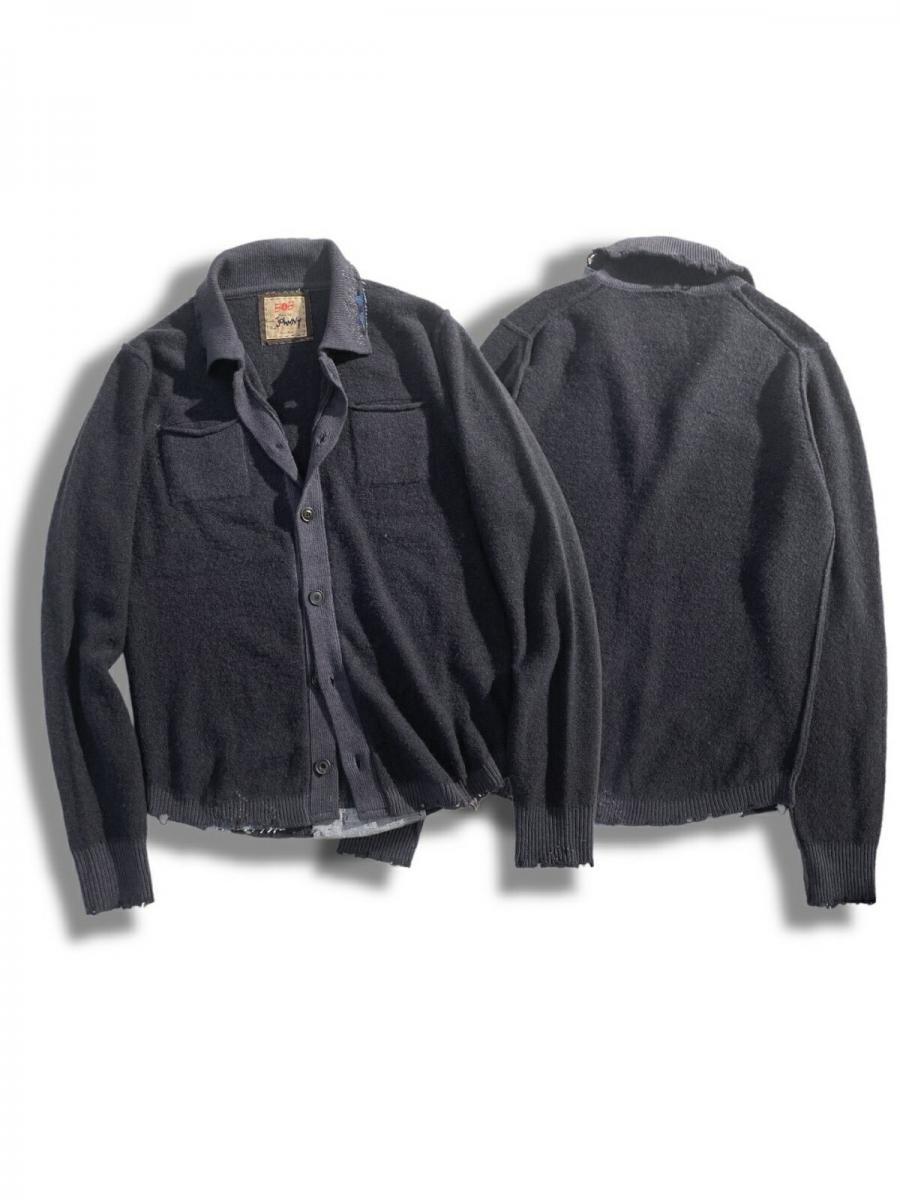 ニットブルゾン