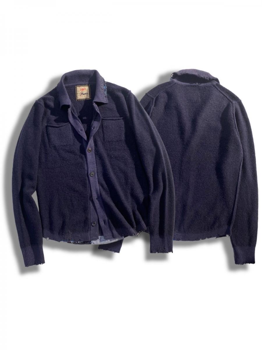 ニットブルゾン