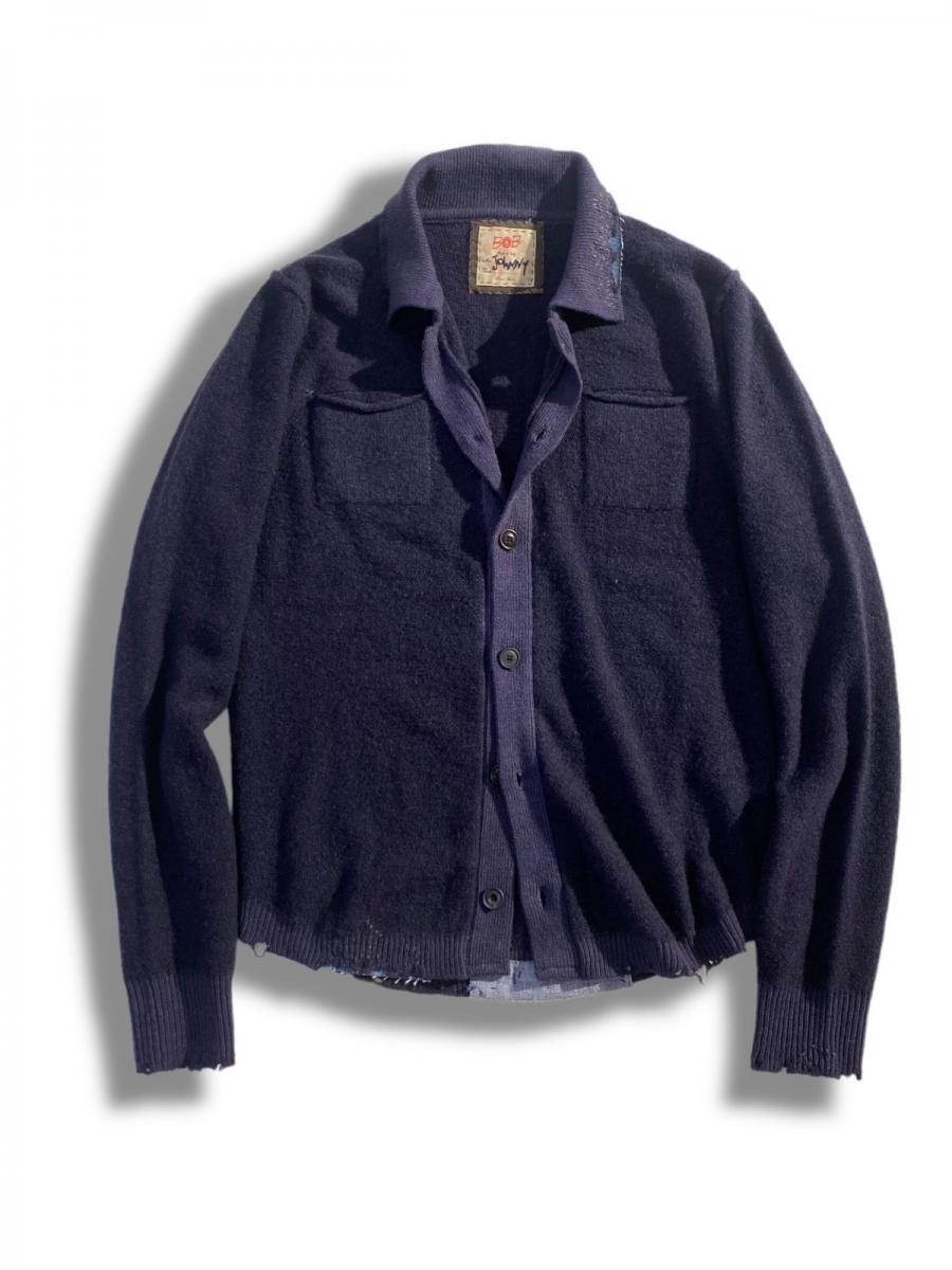 ニットブルゾン