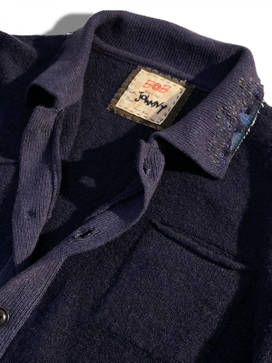 ニットブルゾン