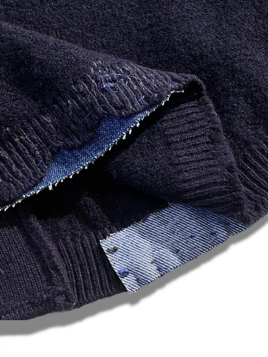 ニットブルゾン