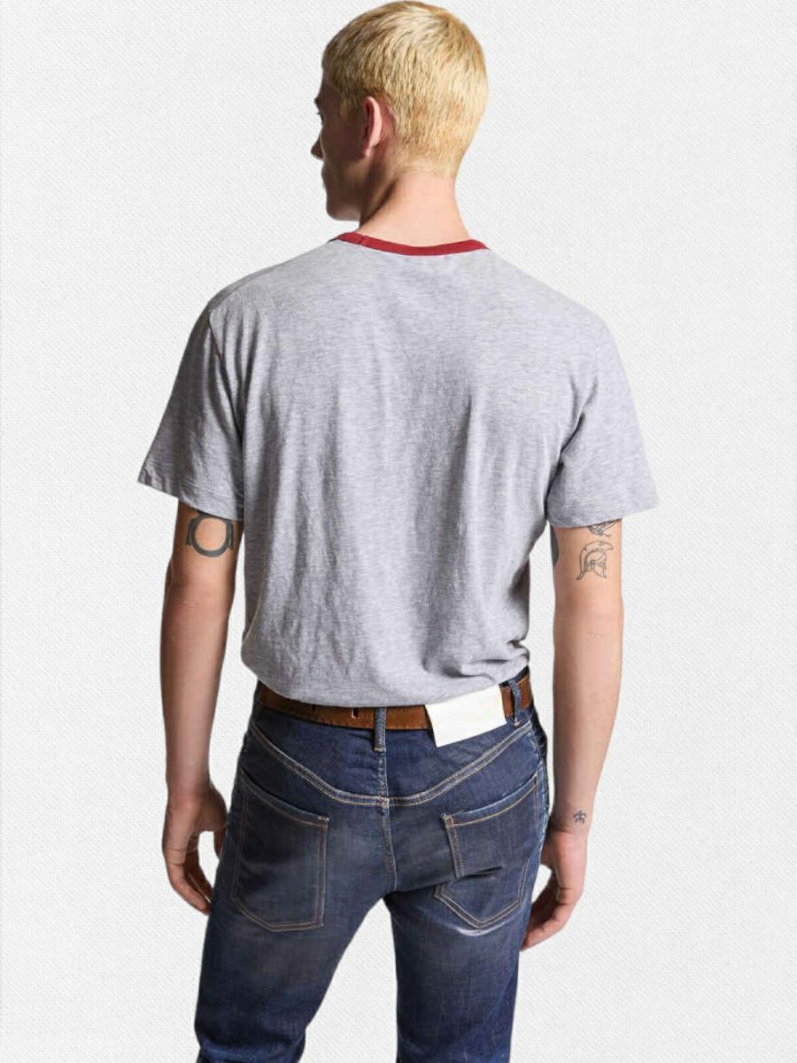 バスケットボールプリント半袖Tシャツ