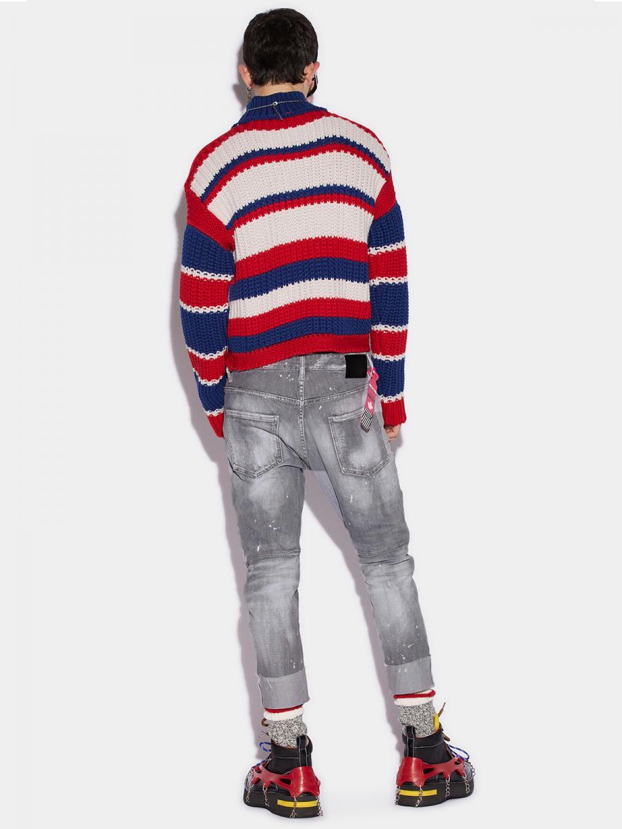 グレークロップドデニムパンツ《SAILOR JEAN》
