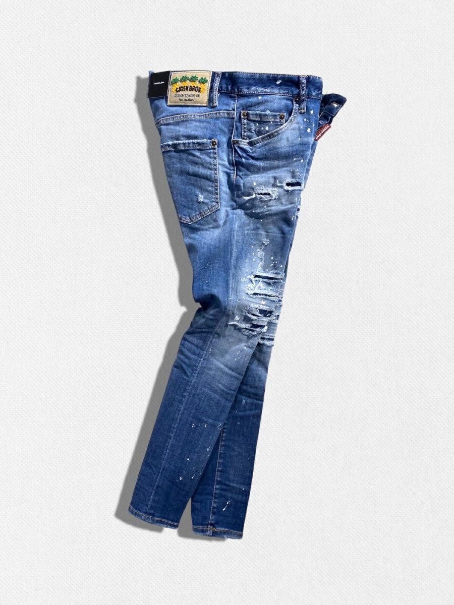 スーパーストレッチテーパードデニムパンツ《SKATER JEAN》