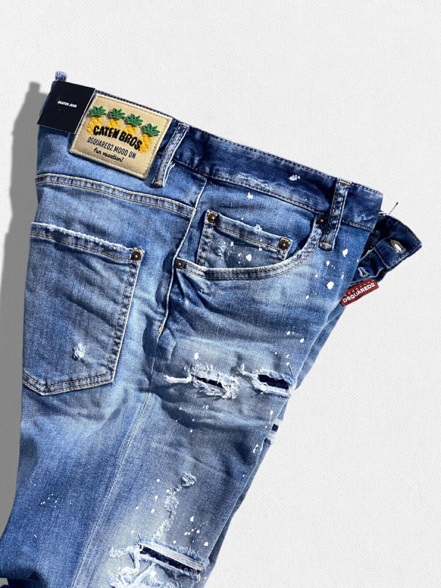スーパーストレッチテーパードデニムパンツ《SKATER JEAN》