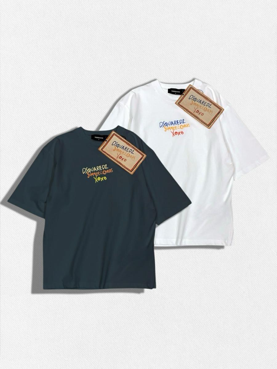 ルーズフィットクルーネックTシャツ