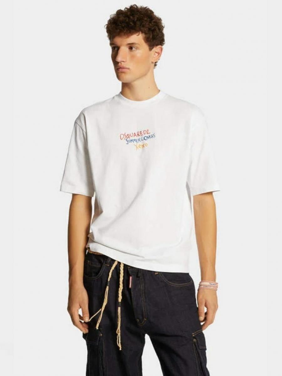 ルーズフィットクルーネックTシャツ