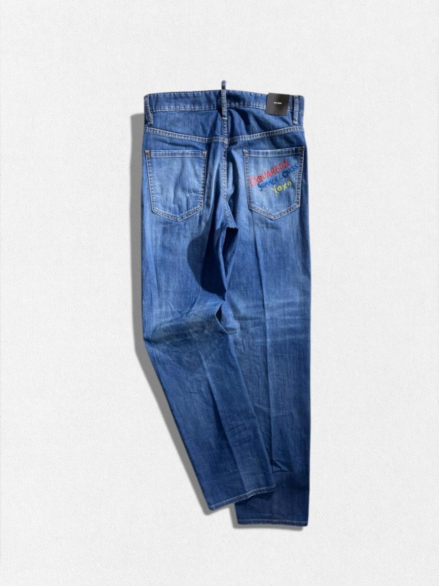ダメージ加工デニムパンツ