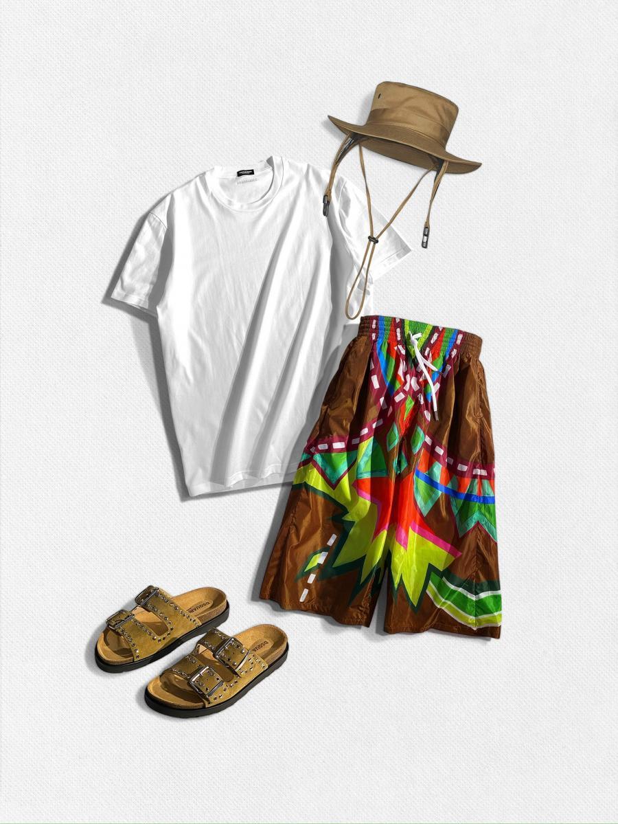 グラデーションカラースイムウエア