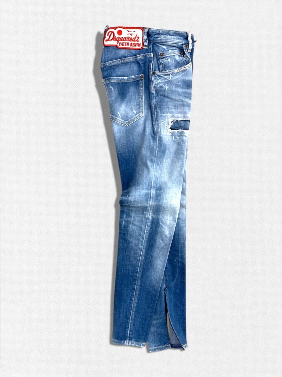 テーパードデニムパンツ