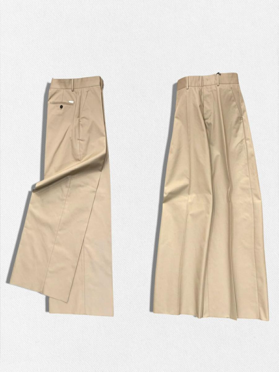 ワイドチノパンツ