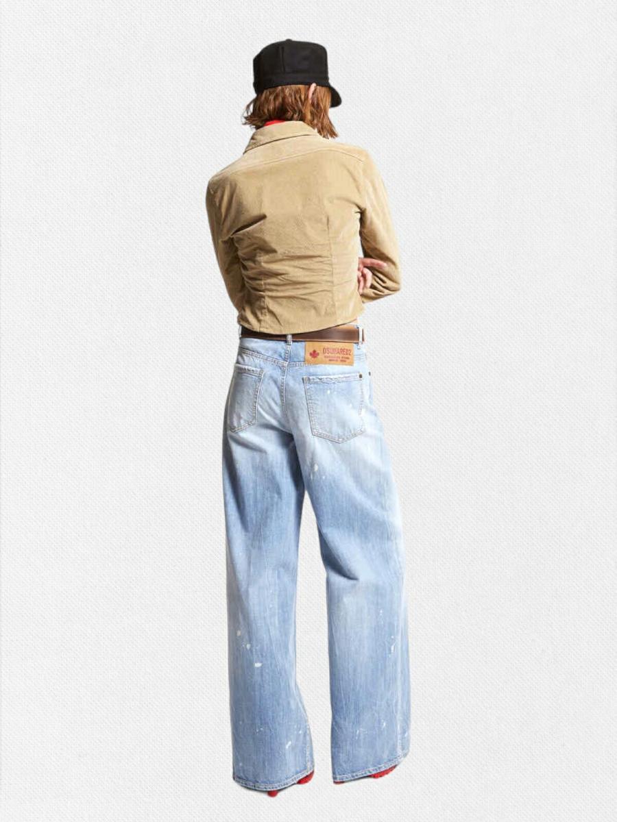 ワイドデニムパンツ《TRAVELLER JEANS》