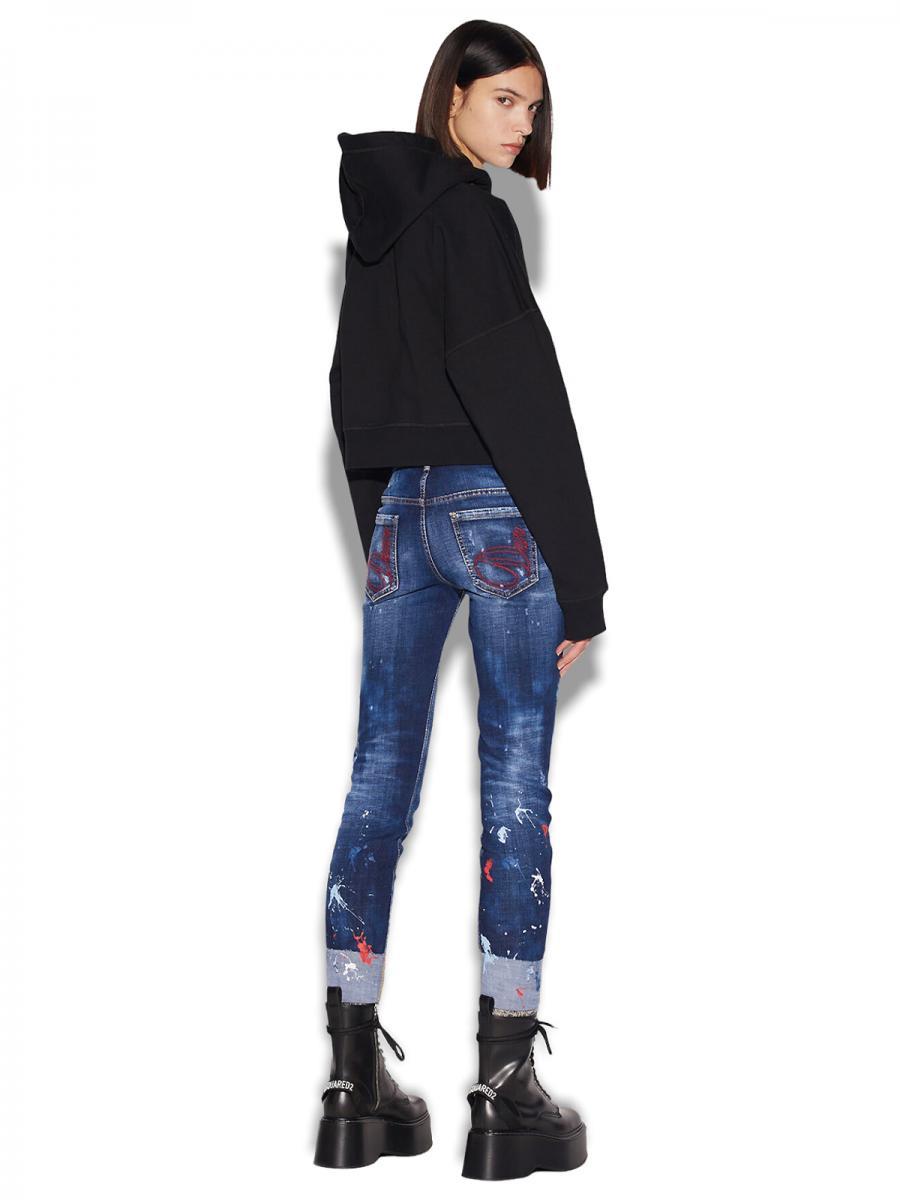 ペンキデニム《JENNIFER CROPPED JEAN》