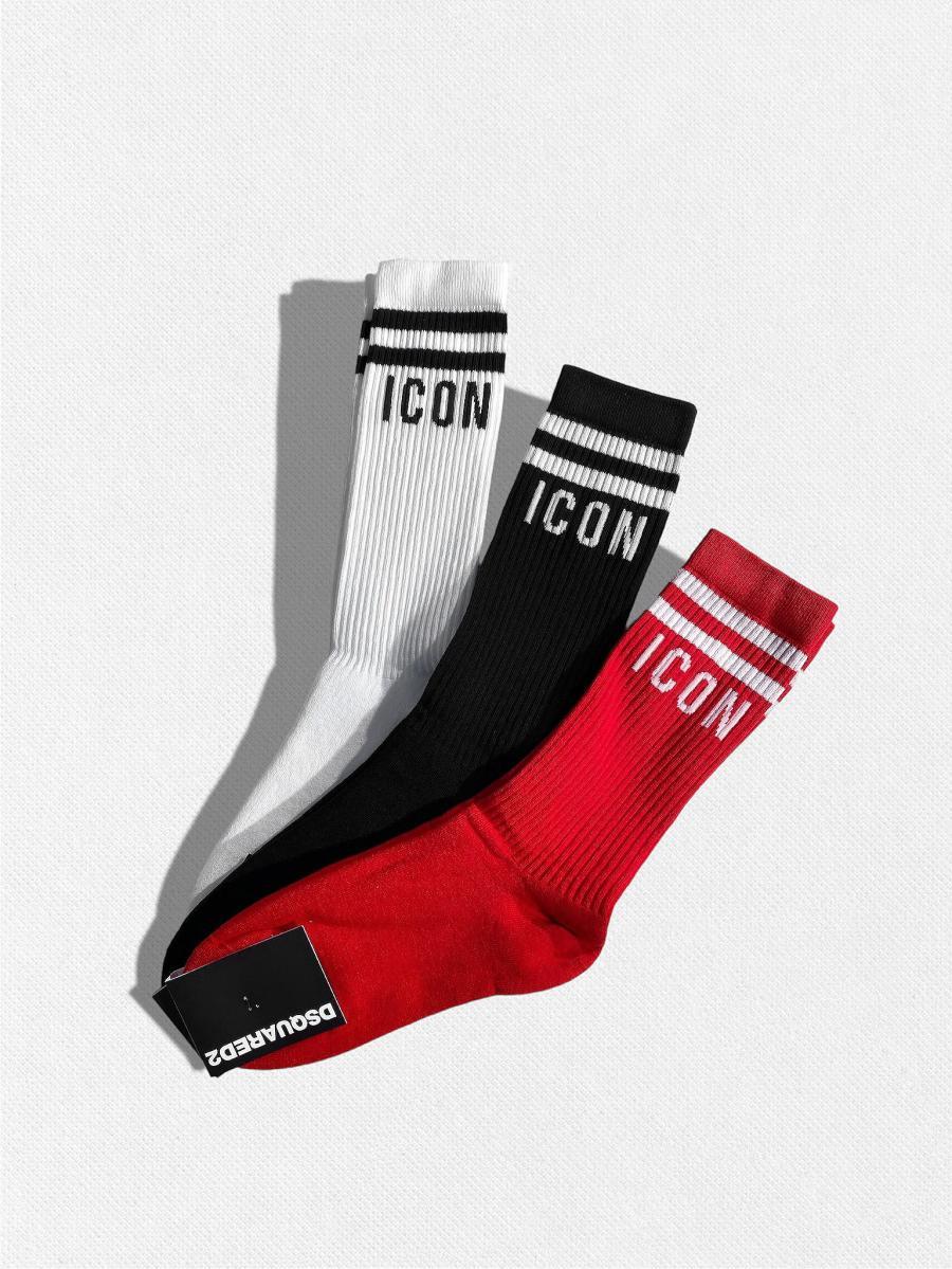 ICONリブ編みソックス
