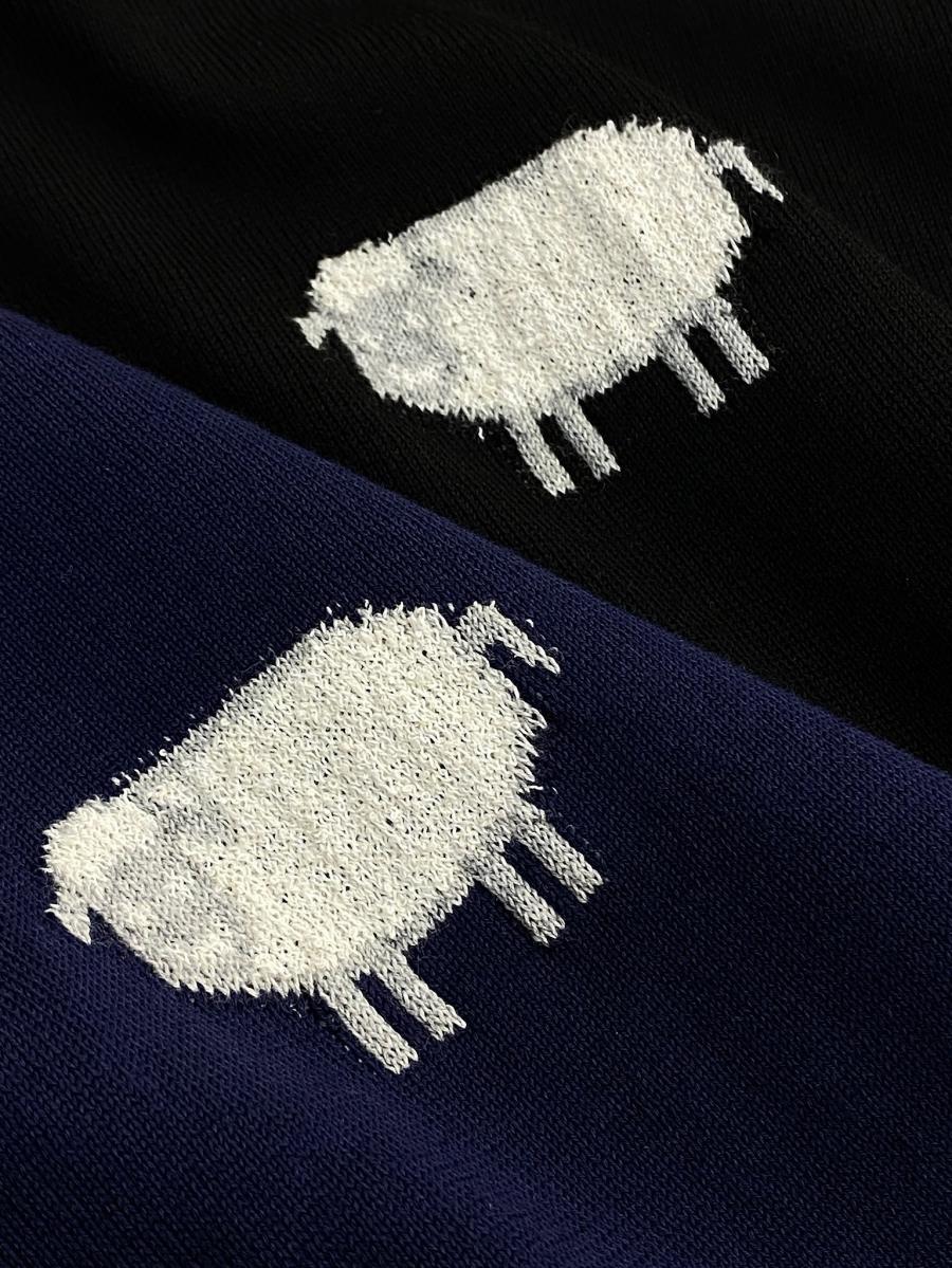 RAM刺繡ニットTシャツ