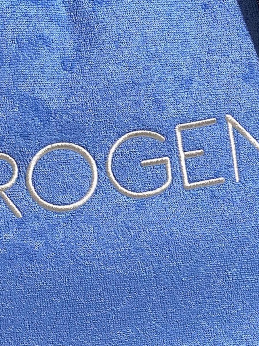 ロゴ刺繍パイル地トートバッグ
