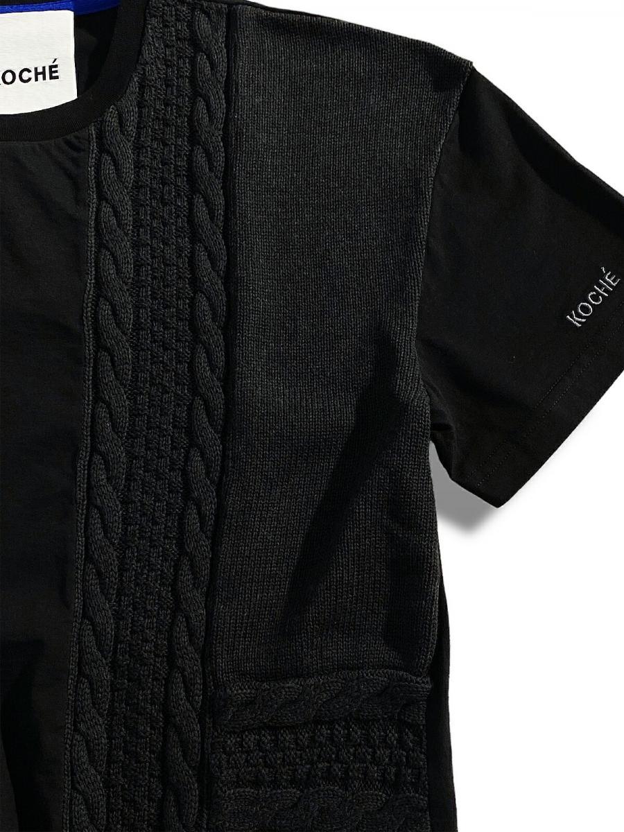 ニットドッキングTシャツ