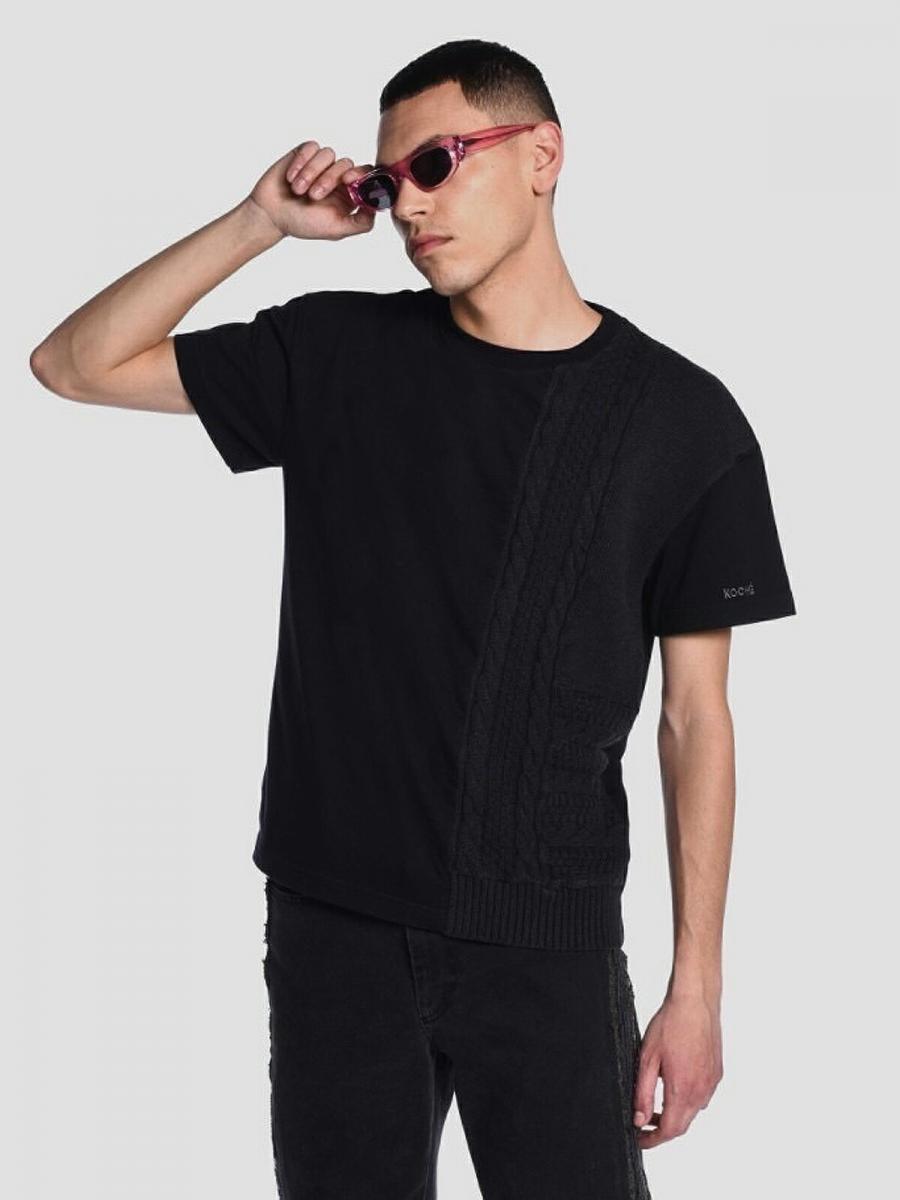 ニットドッキングTシャツ