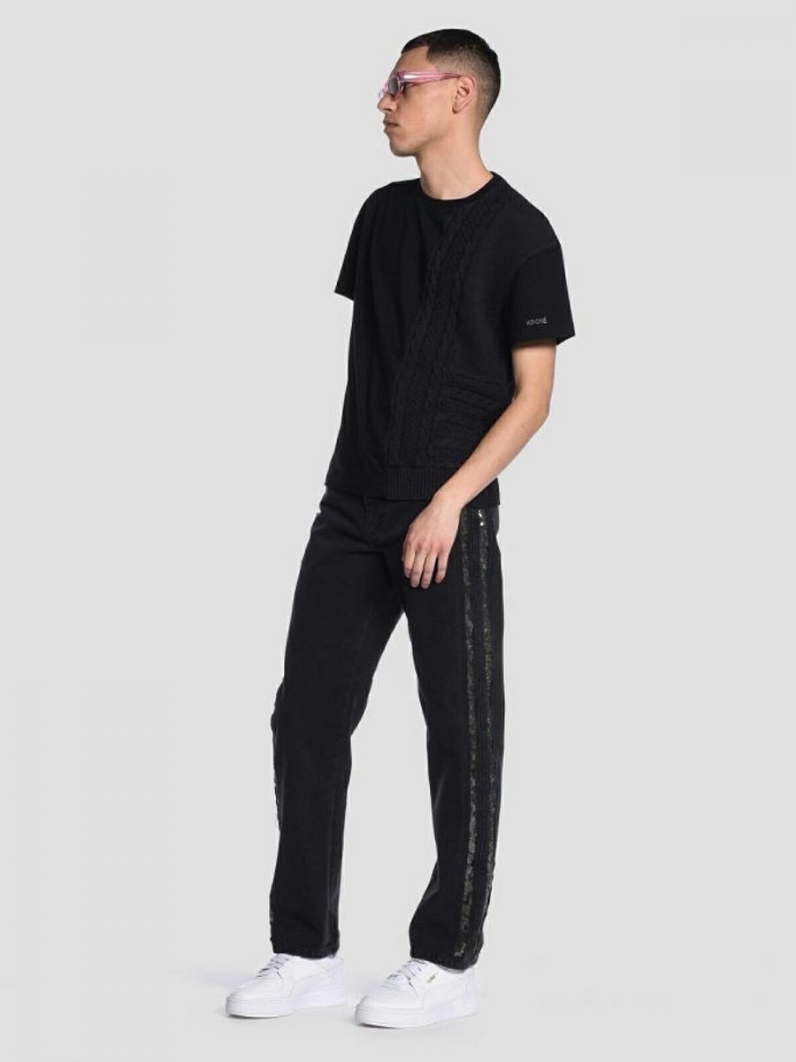 ニットドッキングTシャツ